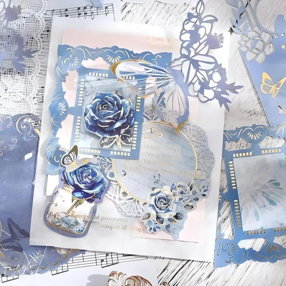 This vintage themed ephemera pack includes 10 pieces of cute paper materials in different color schemes! Each pack comes with pieces in 5 varying styles with 2 of each design.
These pieces make great card decoration, collage pieces, or additions to your journal spreads!