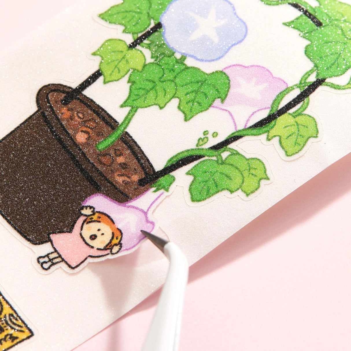 Step into a world that shimmers. Our Dazzling World Kisscut Washi Tape features dreamy illustrations with a sparkle / bling finish - catching the light with every angle for a touch of everyday magic.
The kisscut design lets you peel off individual pieces effortlessly, no scissors required. Perfect for planners, journals, scrapbooks, and adding a little extra shine to anything you create.
Peel. Stick. Sparkle.
Choose from the following products
.: Full Roll Washi Tape
Materials:
.: Die Cut W