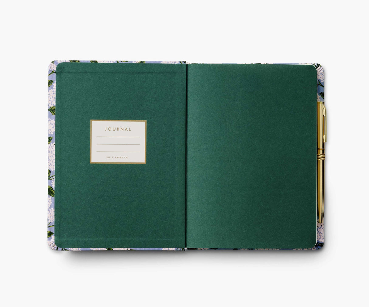 Designed for note takers and journalers, this hardcover journal comes with a gold pen with black ink, featuring 144 ruled pages, an elastic band, and a pocket for extra storage.