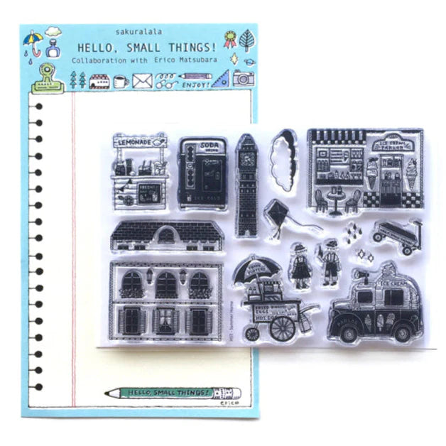 Have that perfect Summer memory or have dreams of a perfect Summer? Then Hello, Small Things Summer Home will be perfect for you. Its truly important to document those dreams and special memories! HST is where the details matter!!!
Product: Clear stamp
Size: Approximately 4 x 6 inches