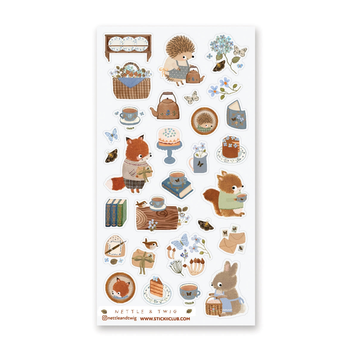 🦔🍰 Step into @nettleandtwig’s storybook woodland where hedgehogs host tea parties, foxes bear gifts, and the scent of wildflowers lingers in the air. With beautiful butterflies, cozy cups, and charming forest friends, enjoy the quiet magic of a lovely countryside afternoon.