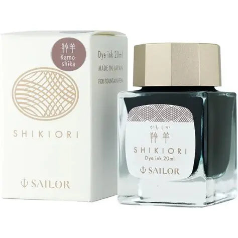 The "Four Seasons" series is inspired by the four seasons of sailors.
Please enjoy the writing instruments that make you feel the four seasons woven by the nature of Japan. Water-based dye inks.
Shikiori Series Mini Bottle Ink for Fountain Pens
Includes 1 x 20 ml Water Based Dye
This is a series that feels like the four seasons of the world and is made by Japanese nature. This ink is based on the color of the season.
The 20ml mini size makes it perfect for collecting small quantities.
The packaging