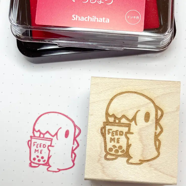 A very long time ago, a friend of mine asked for a boba stamp so she could track how often we sent her boba but I said no. Sorry my friend, I made this one with that memory in mind so this one's for you. This wooden stamp is made with premium rubber for long lasting extra crisp details.
This wooden stamp is made with premium rubber for long lasting extra crisp details. This stamp is:
Roughly 1.25in x 1.25in
Mounted on a wooden base.
Hand made with love in the USA 