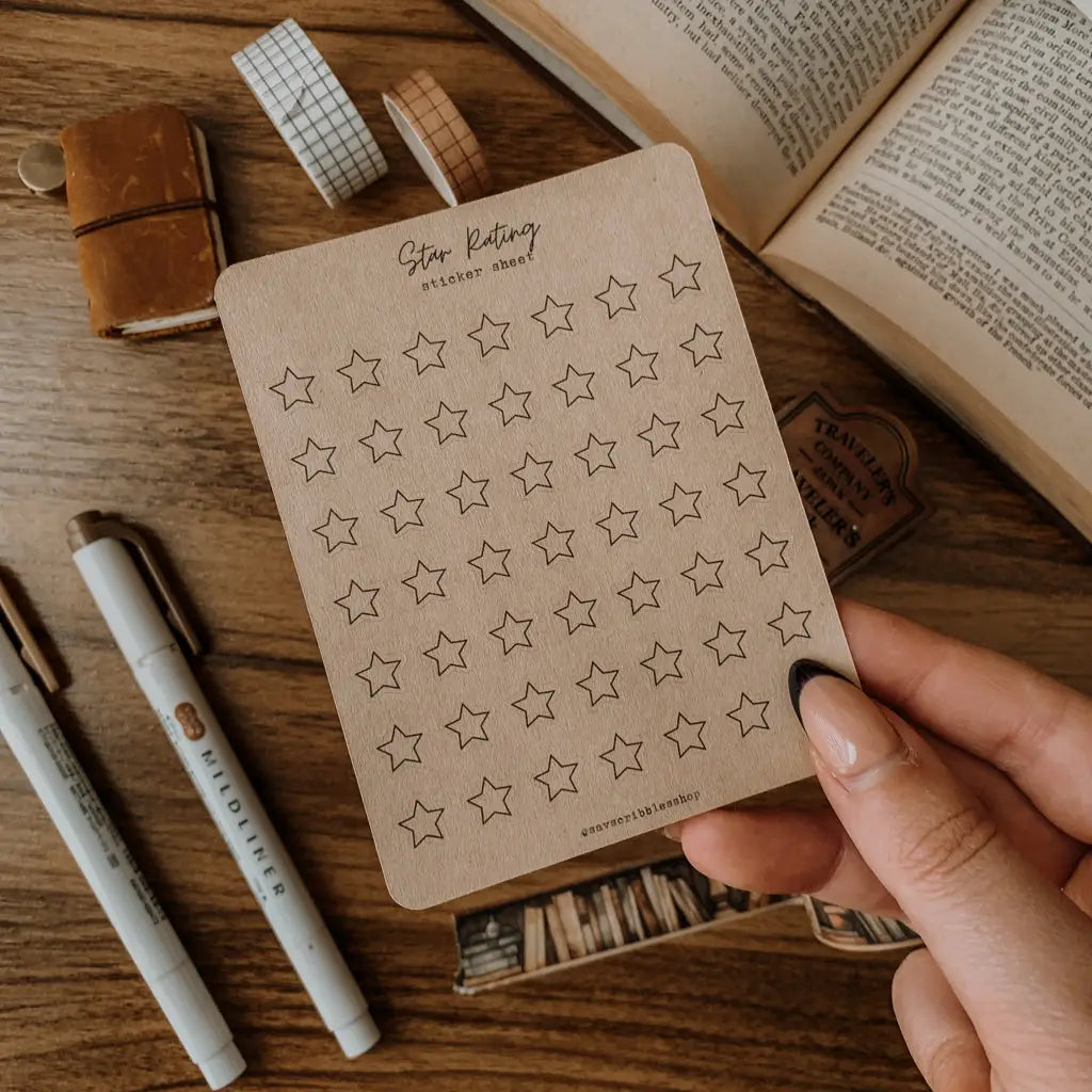 kraft sticker paper
3.25 x 4.25 inches
color may vary slightly from your monitor
made in-house and handled with cozy care
Includes one sticker sheet