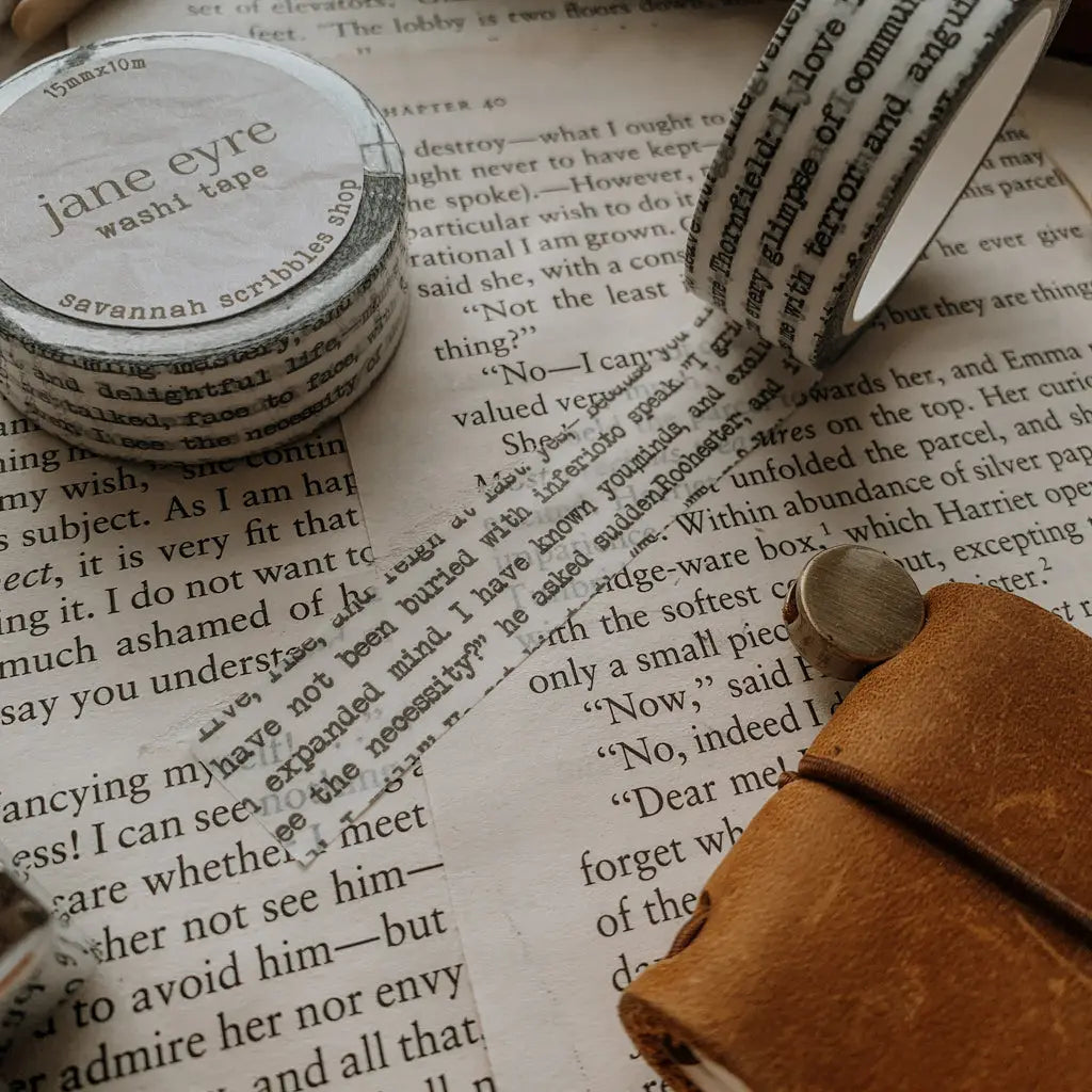 Washi tape inspired by Jane Eyre
15mm x 10m
color may vary slightly from your monitor
made in-house and handled with cozy care