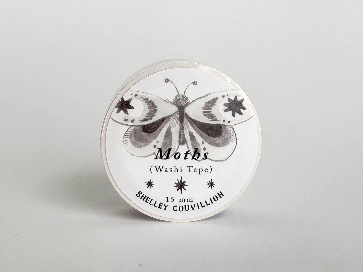Introducing our captivating collection of washi tapes, featuring the mesmerizing Moths Washi Tape! This tape is the moth-er of all washi tapes, with its intricate and delicate moth designs that will light up your crafting projects like a flame.
15mm wide.