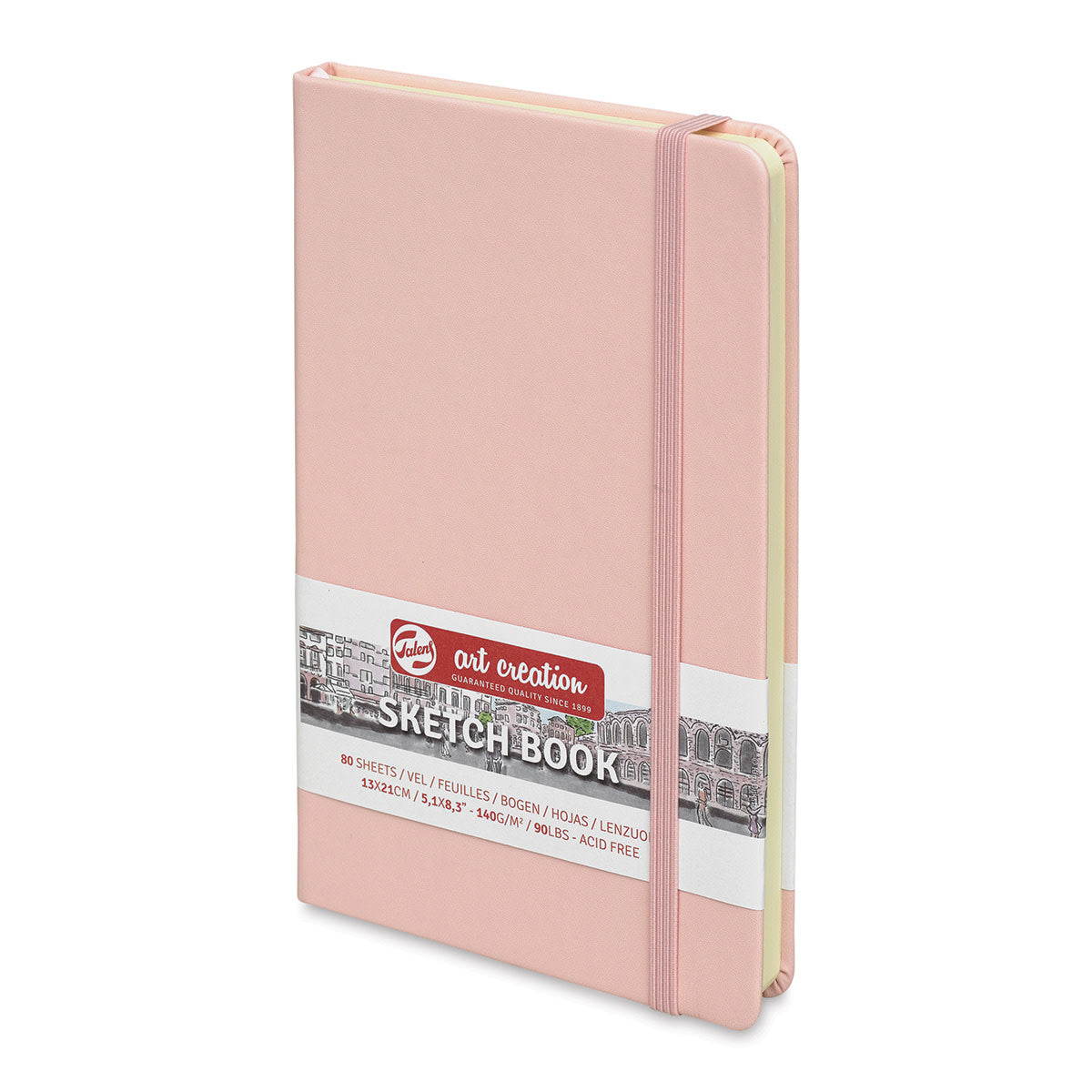 Sketch Book 5.1" x 8.3" Pastel Pink