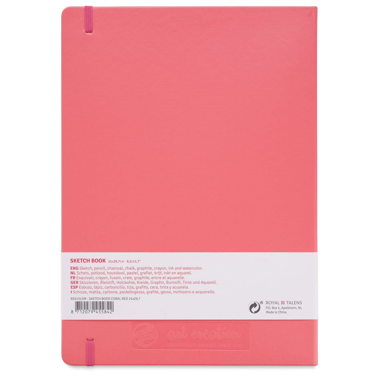 Cuaderno de bocetos 8,3" x 11,7" Coral