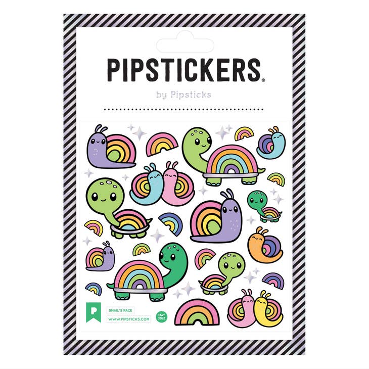 Pipsticks Sticker Sheet - Snail's Pace