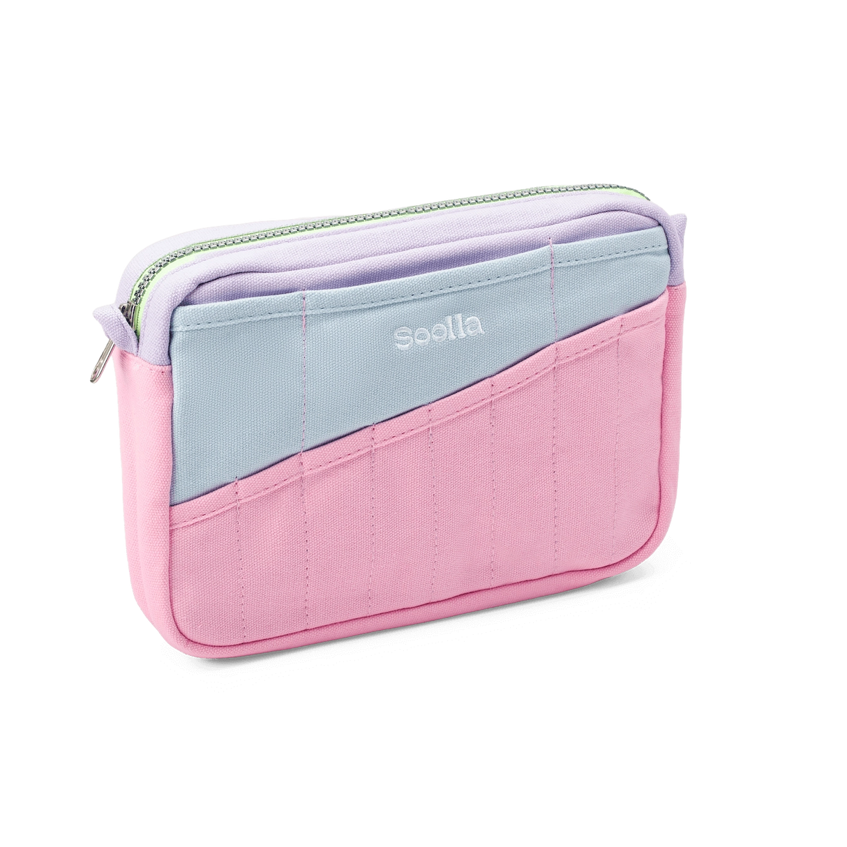 A compact carry-all pouch for artists, makers, and stationary lovers who appreciate a little order in their chaos. Structured enough to hold its form, soft enough to fit anywhere, and fully machine-washable for the days that get a little messy — your tools, pens, and creative essentials stay safe, visible, and ready wherever you go.
Inside, 20 pockets make space for art supplies, stationary essentials, and an A5 notebook, all secured by a smooth YKK zipper. Sized to fit within larger bags or carry on its o
