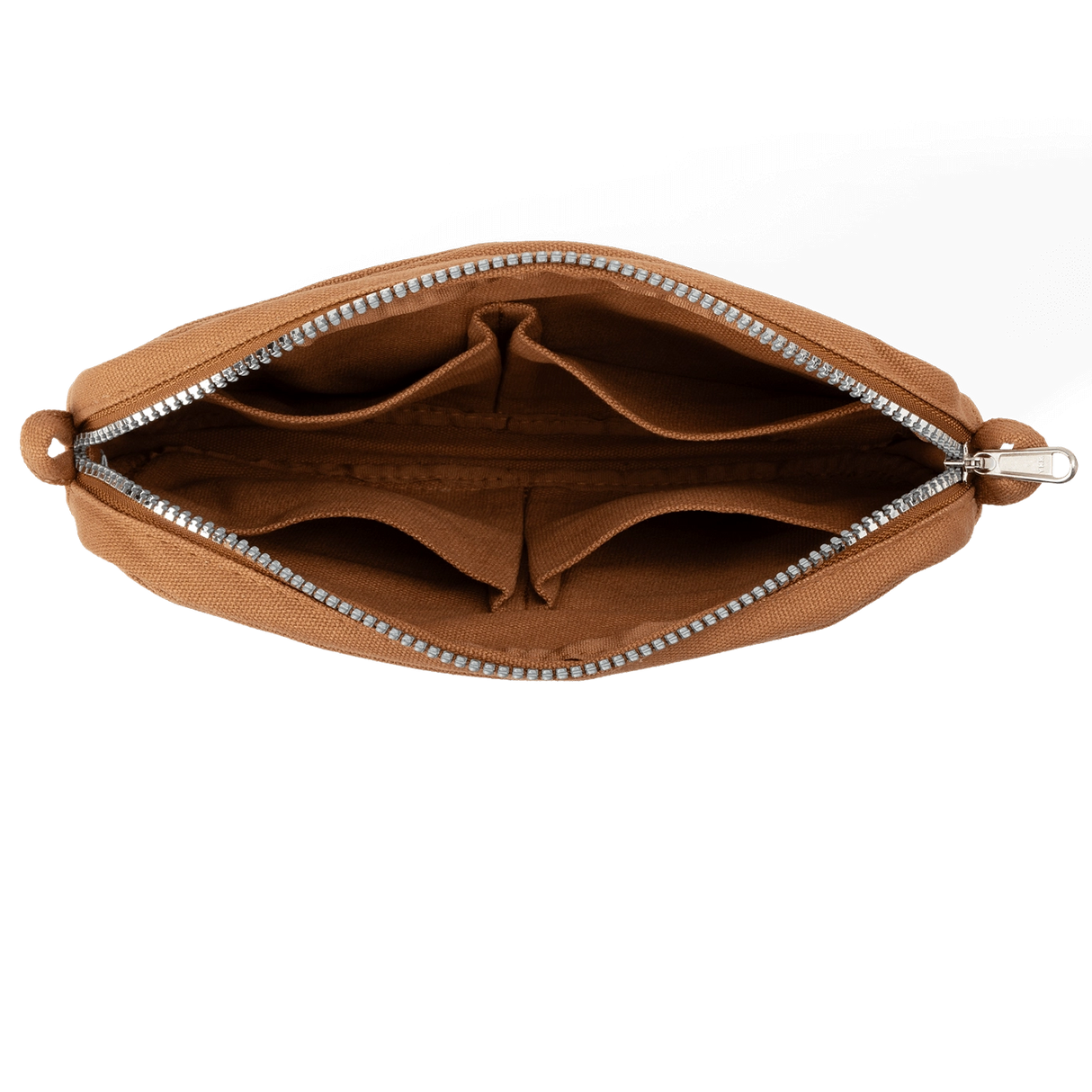Features & Specs
Front layout: 8 slanted pockets + 3 directly behind
Interior: Main compartment fits an A5 notebook; two open compartments on each wall
Back panel: 3 wide exterior pockets + one full-length slip pocket
Quick-drying duck canvas — sturdy, breathable, and machine-washable
Convertible design — hooks for your own strap or a Soolla strap (coming soon)
Structured silhouette — holds its shape even when lightly packed
Full-width YKK zipper — smooth and durable
Compact profile — fits