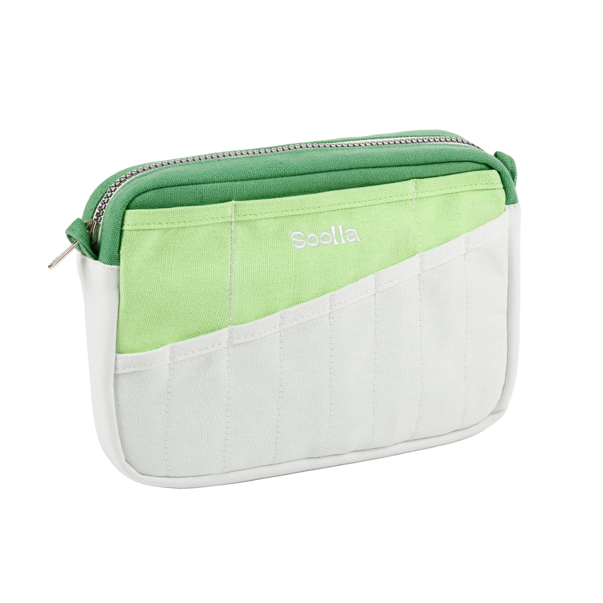 Soolla Studio Pouch - Hope Limyansky
A compact carry-all pouch for artists, makers, and stationary lovers who appreciate a little order in their chaos. Structured enough to hold its form, soft enough to fit anywhere, and fully machine-washable for the days that get a little messy — your tools, pens, and creative essentials stay safe, visible, and ready wherever you go.
Inside, 20 pockets make space for art supplies, stationary essentials, and an A5 notebook, all secured by a smooth YKK zipper. Sized to fi