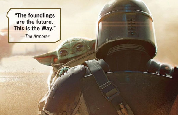 Hold the thrilling adventures of Grogu and Din Djarin in the palm of your hand, with this tiny book celebrating fan-favorite scenes from Star Wars: The Mandalorian. Loaded with imagery of the most mysterious and lovable alien in the galaxy, and quotes from all of his unlikely allies, Star Wars: The Tiny Book of Grogu will be the perfect gift for any Star Wars fan.
BELOVED MOMENTS IN THE PALM OF YOUR HAND: With its 1.34” x 1.73” size, this tiny book packs a galaxy’s worth of adventure into a pocket-sized f