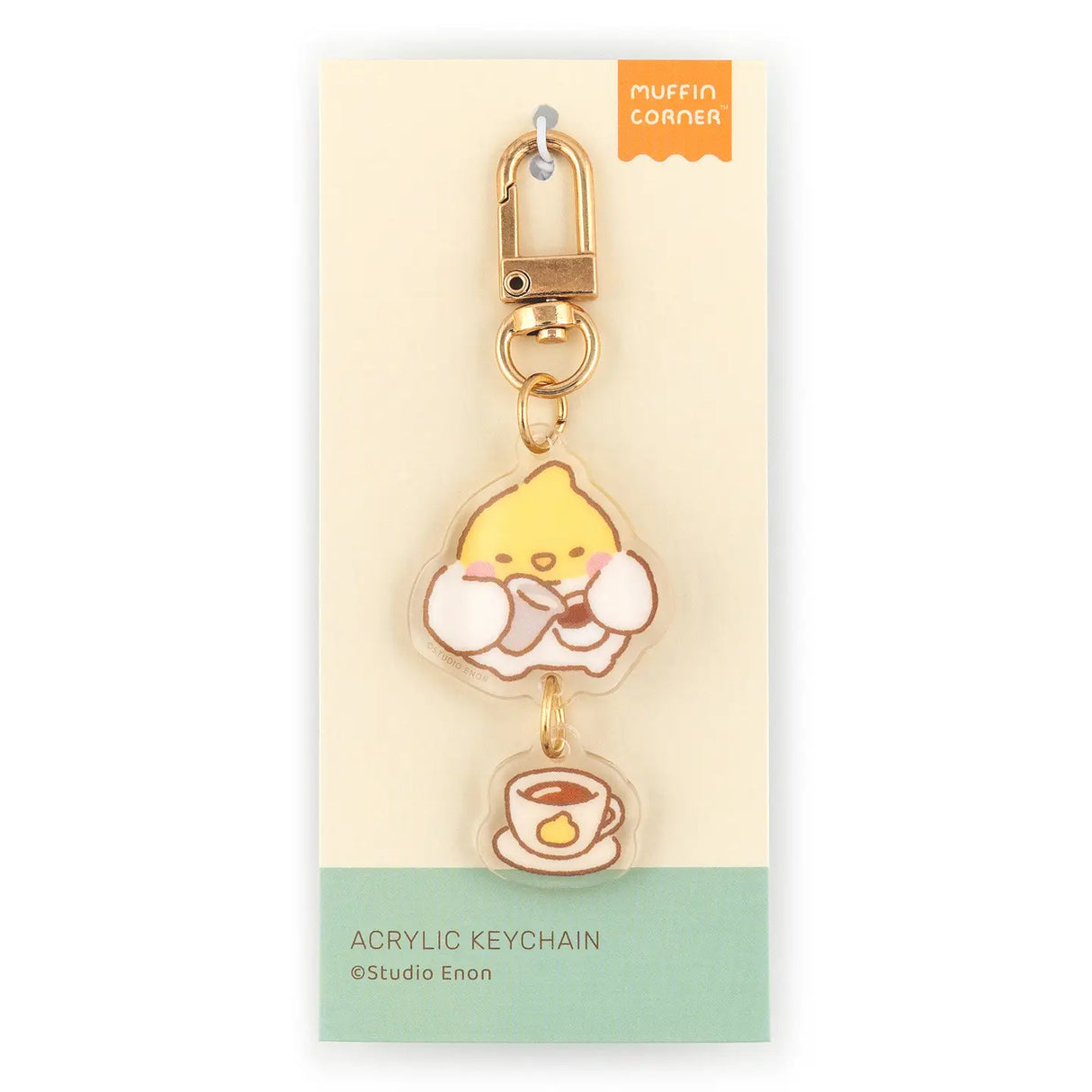 Cute keychain from the Muffin Corner Coffee Shop collection.
Details:
Approximate Dimensions: 1.3" x 3.75" (3.5cm x 9.5cm)
Material: Acrylic
Double-sided
Comes with 1 Keychain