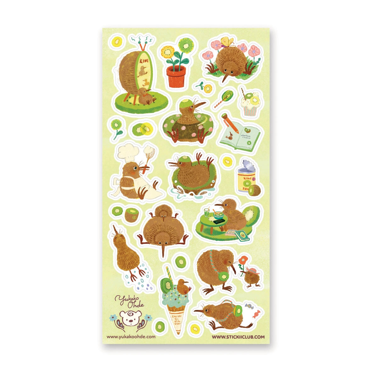 🥝🐦 Step inside @odeyu86’s delightful Kiwi Home, where these fuzzy little birds live their sweetest fruit-filled lives. Whether they’re tending blossom-filled gardens, whipping up kiwi treats in tiny chef hats, or settling in for their favorite shows, they are booked and busy but they’ll see you soon!
Art by: @odeyu86