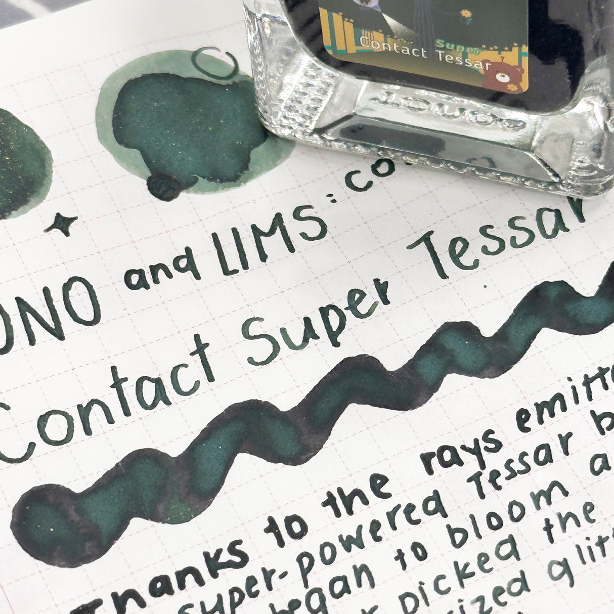 TONO & LIMS - Contact Super Tessar Ink
