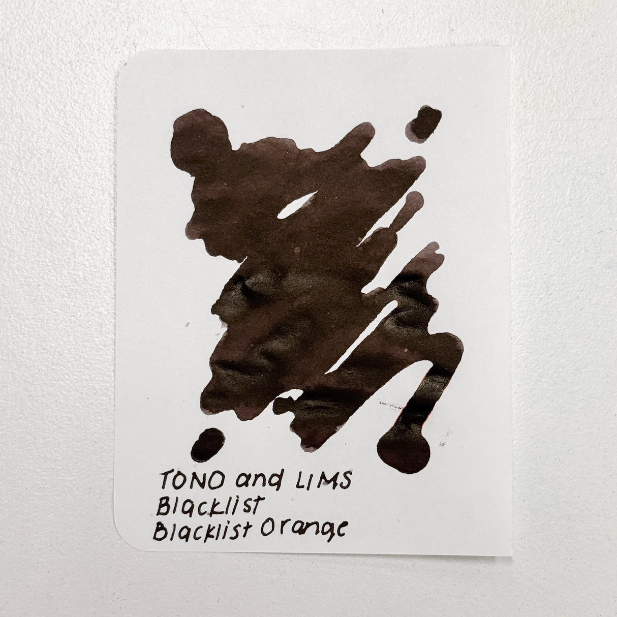 TONO & LIMS Ink - BLACK LIST - Orange