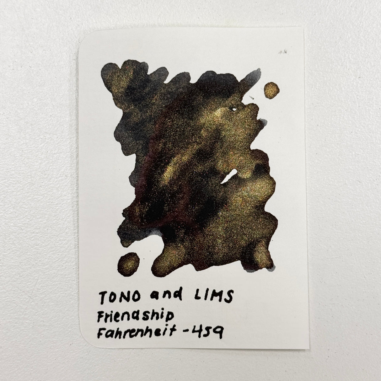 TONO & LIMS Ink - Friendship - Fahrenheit-459