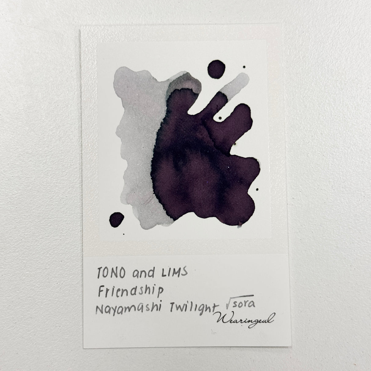 TONO & LIMS Ink - Friendship - Nayamashi Twilight √ (なやましトワイライト √宙)
