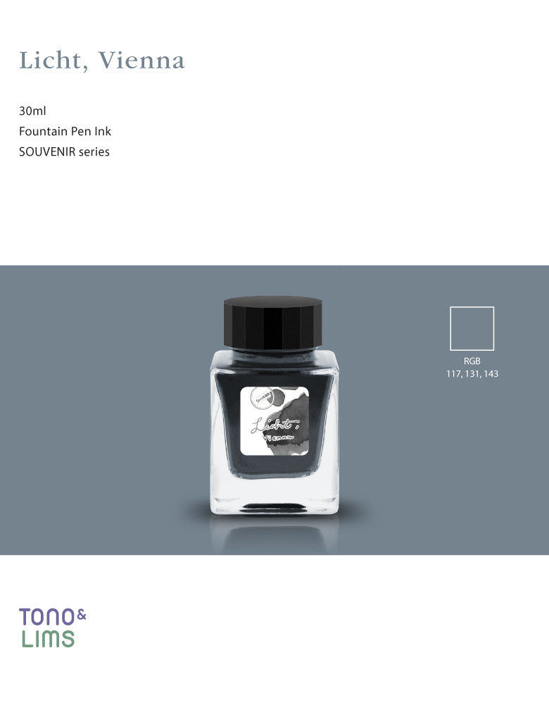 Tono & Lims Friendship Line Fountain Pen Ink Collection where every ink in the Friendship Line embodies the power of friendship through beautifully crafted colors that flow effortlessly on the page. Add a personal touch to your work with a variety of hues that are as diverse and special as the friendships we cherish.
30ml