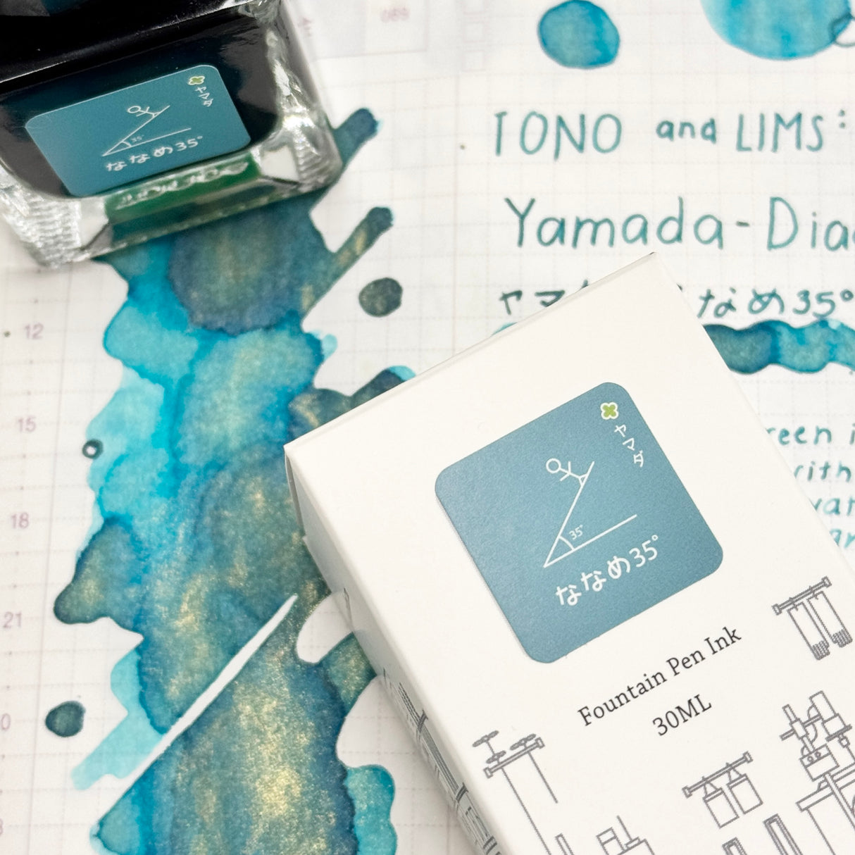 TONO & LIMS Ink - Friendship - Yamada Diagonal 35˚ (ヤマダ ななめ)