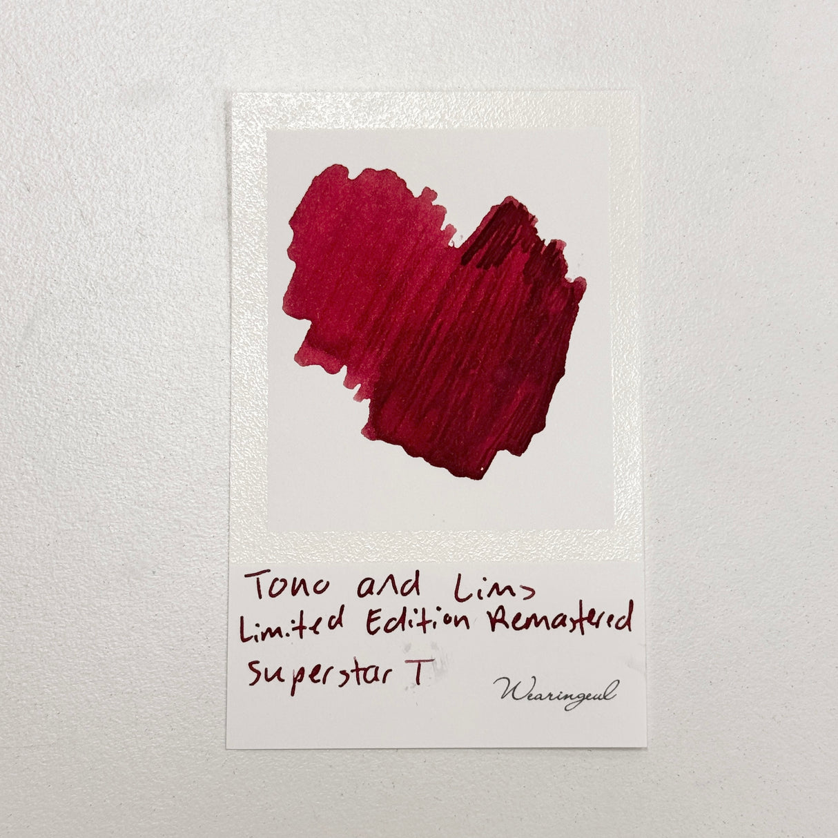 TONO & LIMS Ink - Remastered Limited Edition - Superstar T