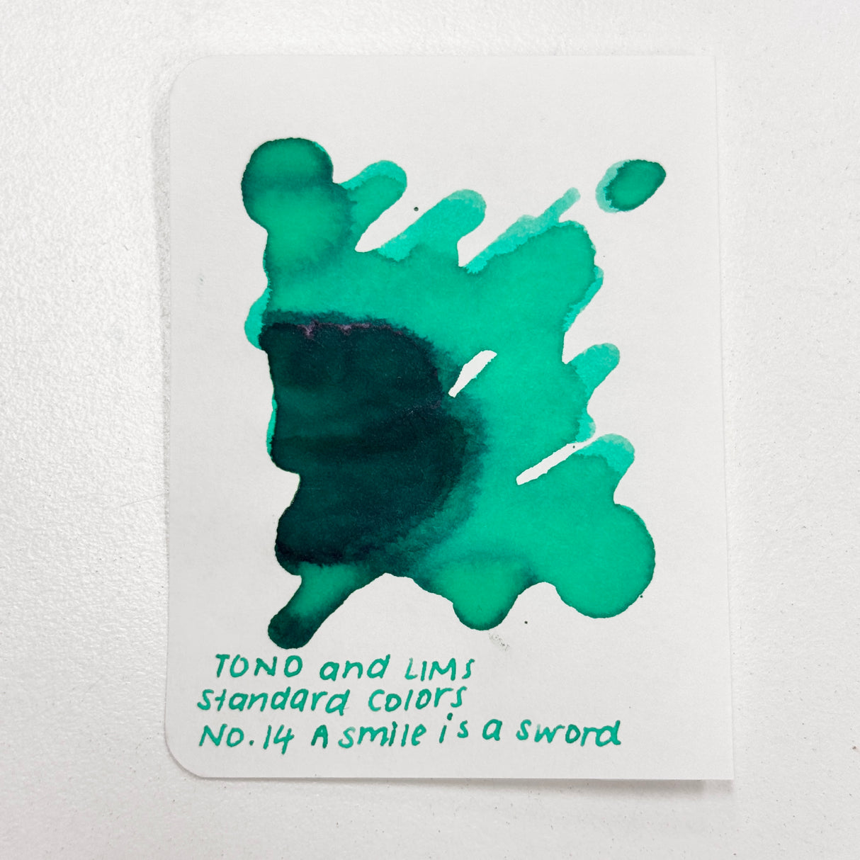 TONO & LIMS Ink - Standard - No. 14 A smile is a sword