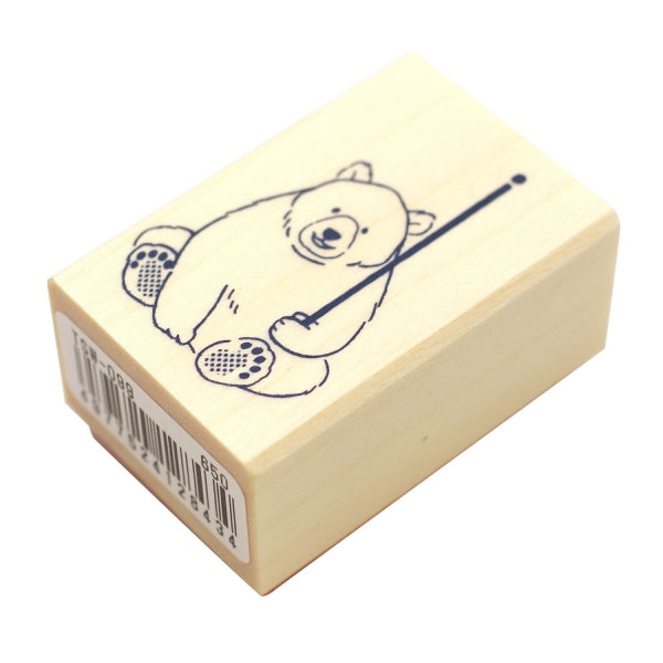 Sello de caucho de Beverly Companion: oso