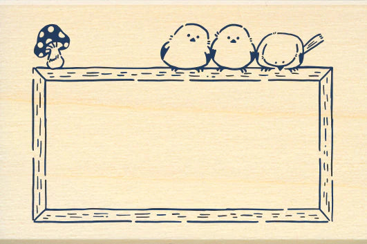 Masking Tape Companion Rubber Stamp - Shimaenaga Frame