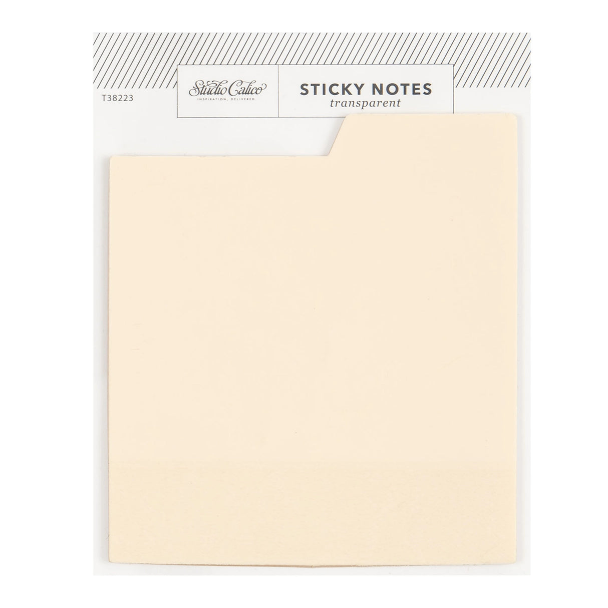 Tabbed Transparent Sticky Notes - Cream
Streamline your tasks with the Cream Tabbed Transparent Sticky Notes, offering simplicity and style to your workspace.
1 - 3" x 3.3" tabbed vellum sticky notepad, 30 sheets