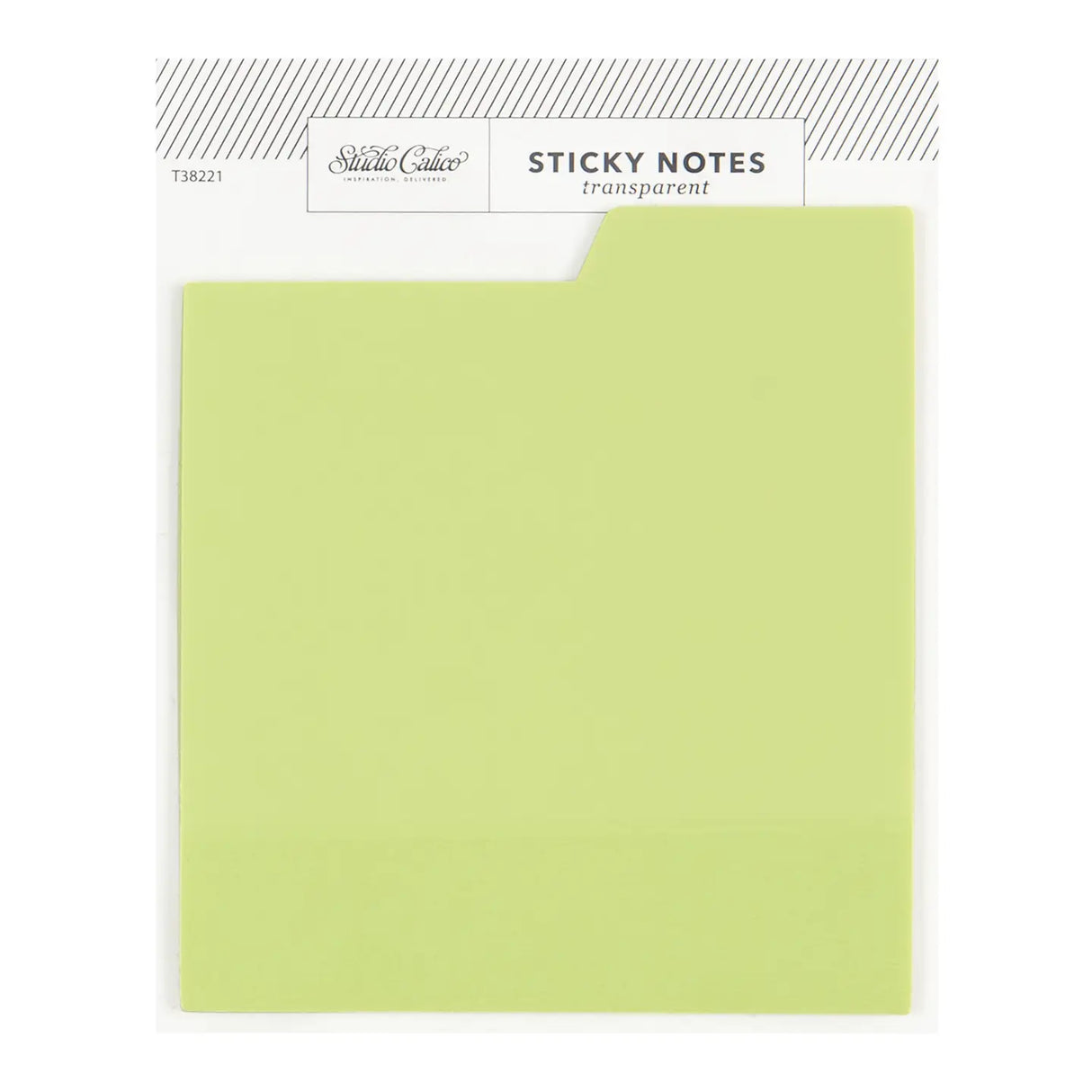 Tabbed Transparent Sticky Notes - Green
Streamline your tasks with the Pink Tabbed Transparent Sticky Notes, offering simplicity and style to your workspace.
1 - 3" x 3.3" tabbed vellum sticky notepad, 30 sheets