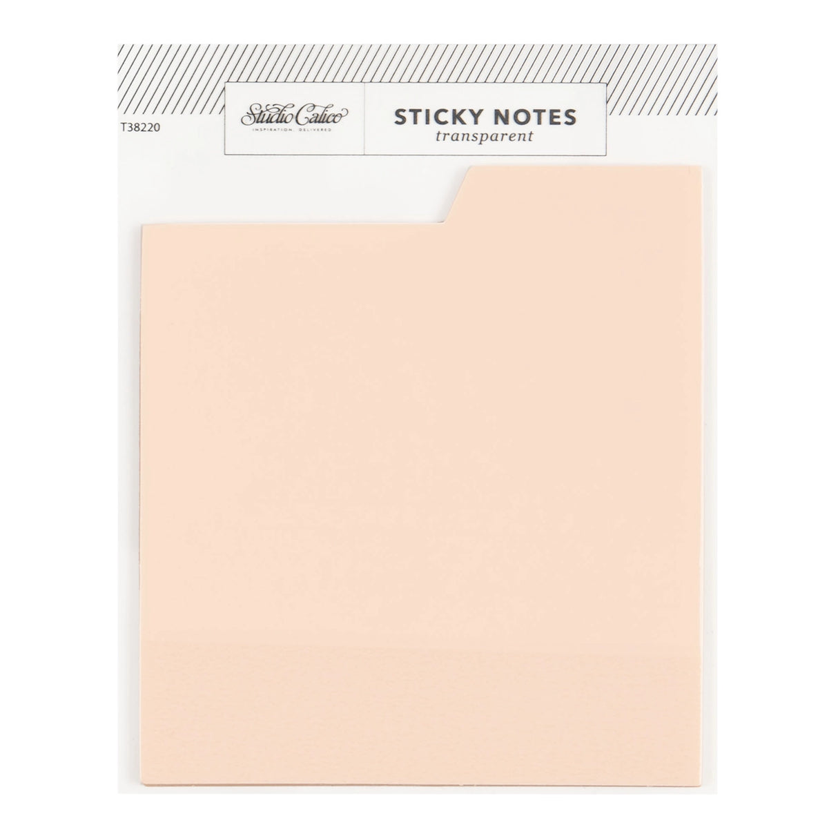 Tabbed Transparent Sticky Notes - Pink
Streamline your tasks with the Pink Tabbed Transparent Sticky Notes, offering simplicity and style to your workspace.
1 - 3" x 3.3" tabbed vellum sticky notepad, 30 sheets
