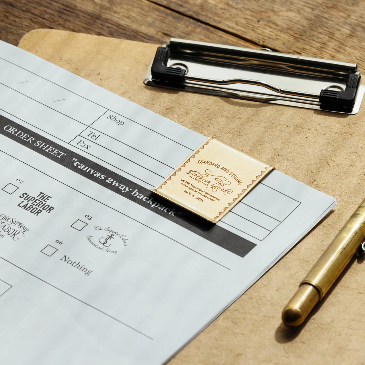 Brass paper clips are useful for organizing documents.
As you use it, the brass will develop a natural patina over time—enjoy the changing character that comes with age.
Color: The color you see on your screen may differ from the actual product.
Brass Products
Due to the nature of brass, some areas may appear slightly tarnished during manufacturing.
We use solid brass, which develops a natural patina over time. Please enjoy this aging process as part of the product’s character.
If you wish to remove tar