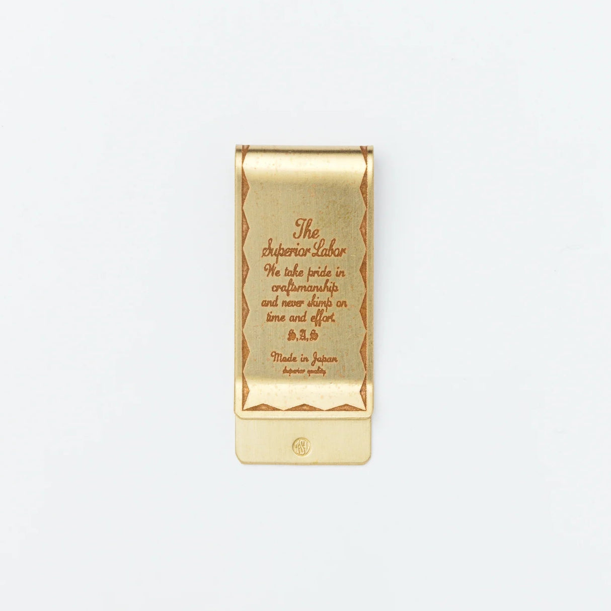 A Handcrafted Classic: The Solid Brass Money Clip
Meticulously handcrafted one by one, this classic money clip is built from premium solid brass. While perfect for securing your bills with timeless elegance, it also serves as a versatile companion for your planner, beautifully holding documents and keeping your notes organized.
As you use it, the brass will develop a natural patina over time—enjoy the changing character that comes with age.
Color: The color you see on your screen may differ from the actu