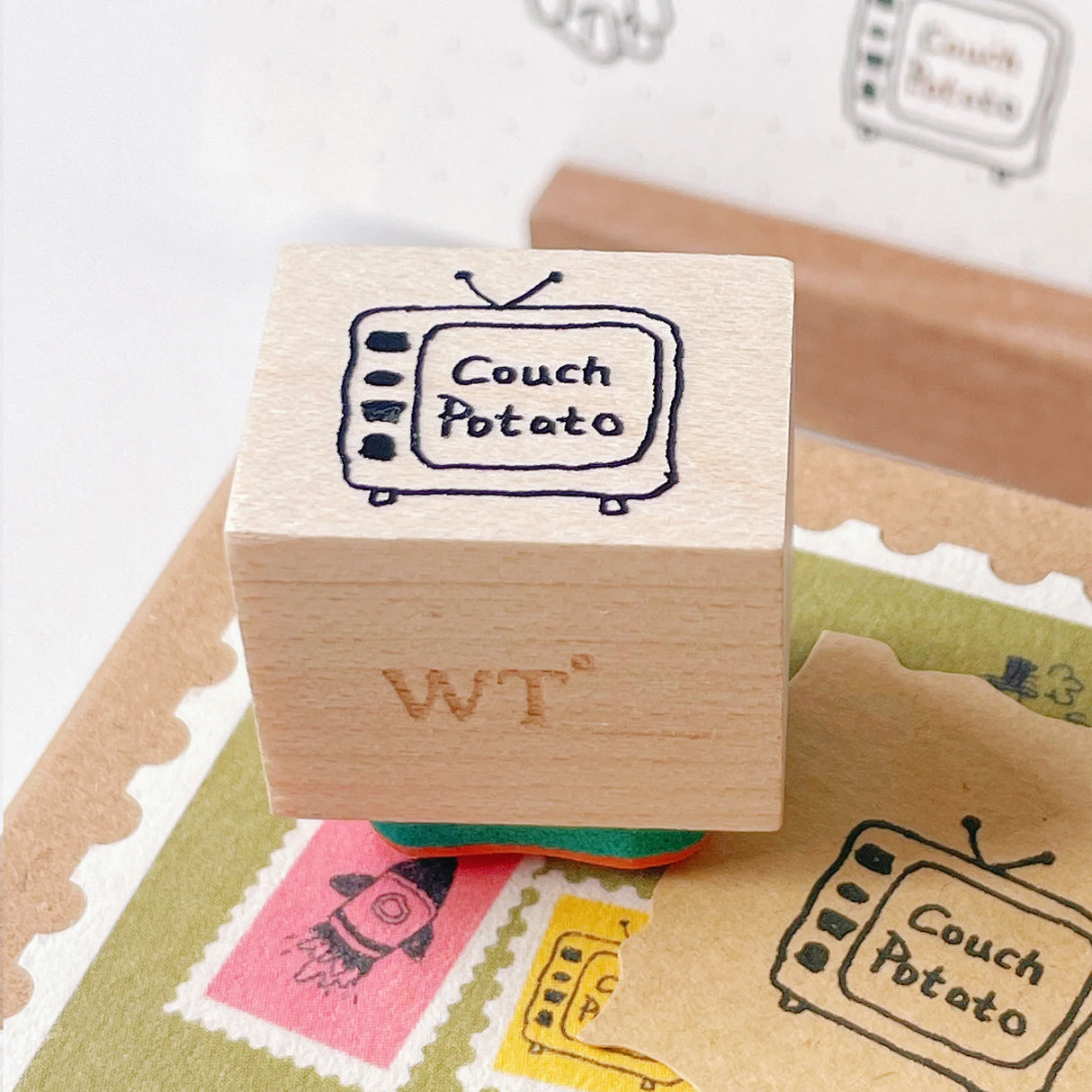 Introducing the Couch Potato Stamp Set—a laid-back collection of fun doodles that totally get your chill vibes. From cozy puppies and steaming mugs to overdue calendars and TV marathons, these stamps are here to help you decorate your downtime. Whether you’re journaling your lazy Sunday or planning your next “do nothing” day, this set brings comfy, cozy energy to every page.