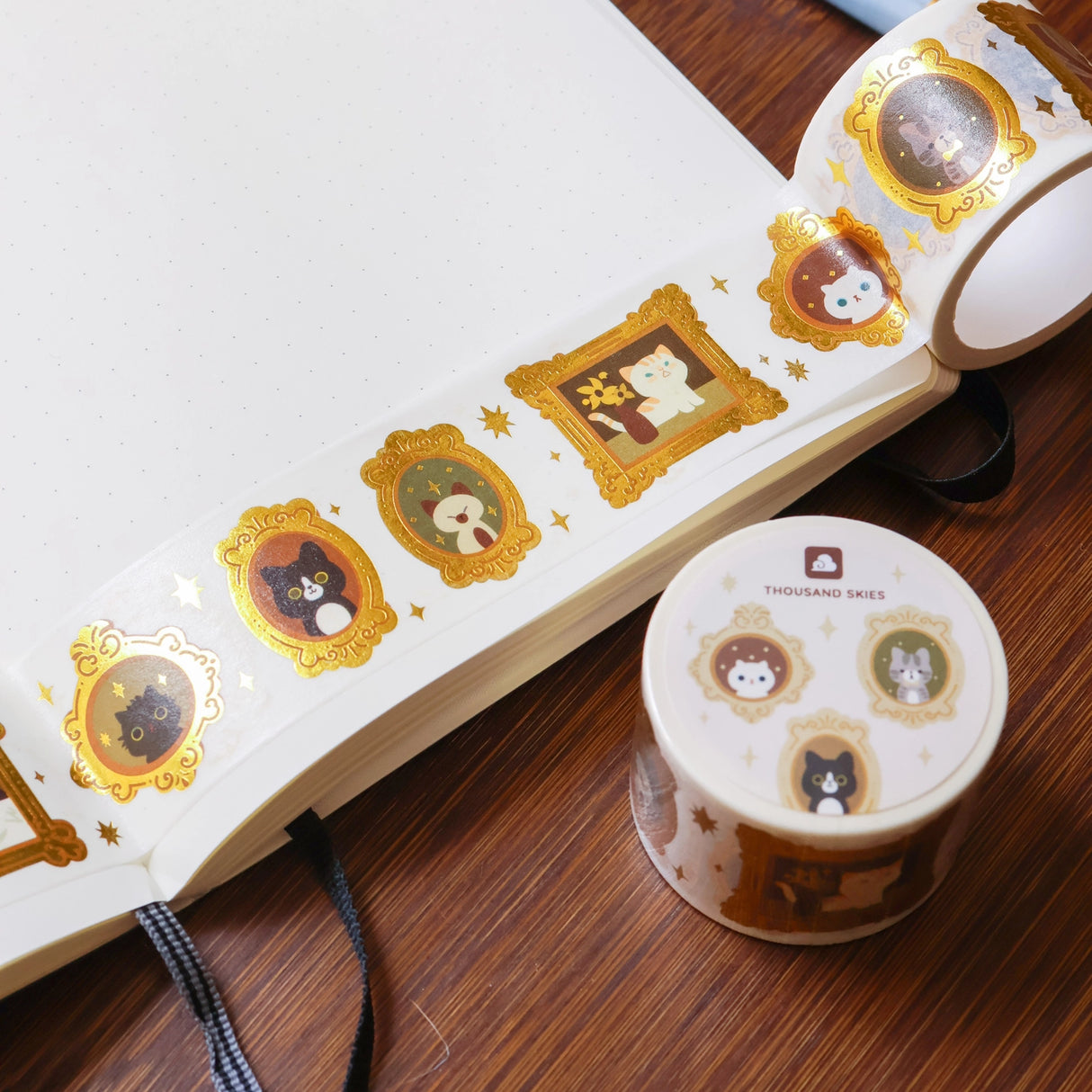 Full color washi tape with foil
Width: 30mm
Length: 5m or 16 ft
Matte
Designed in San Jose, California