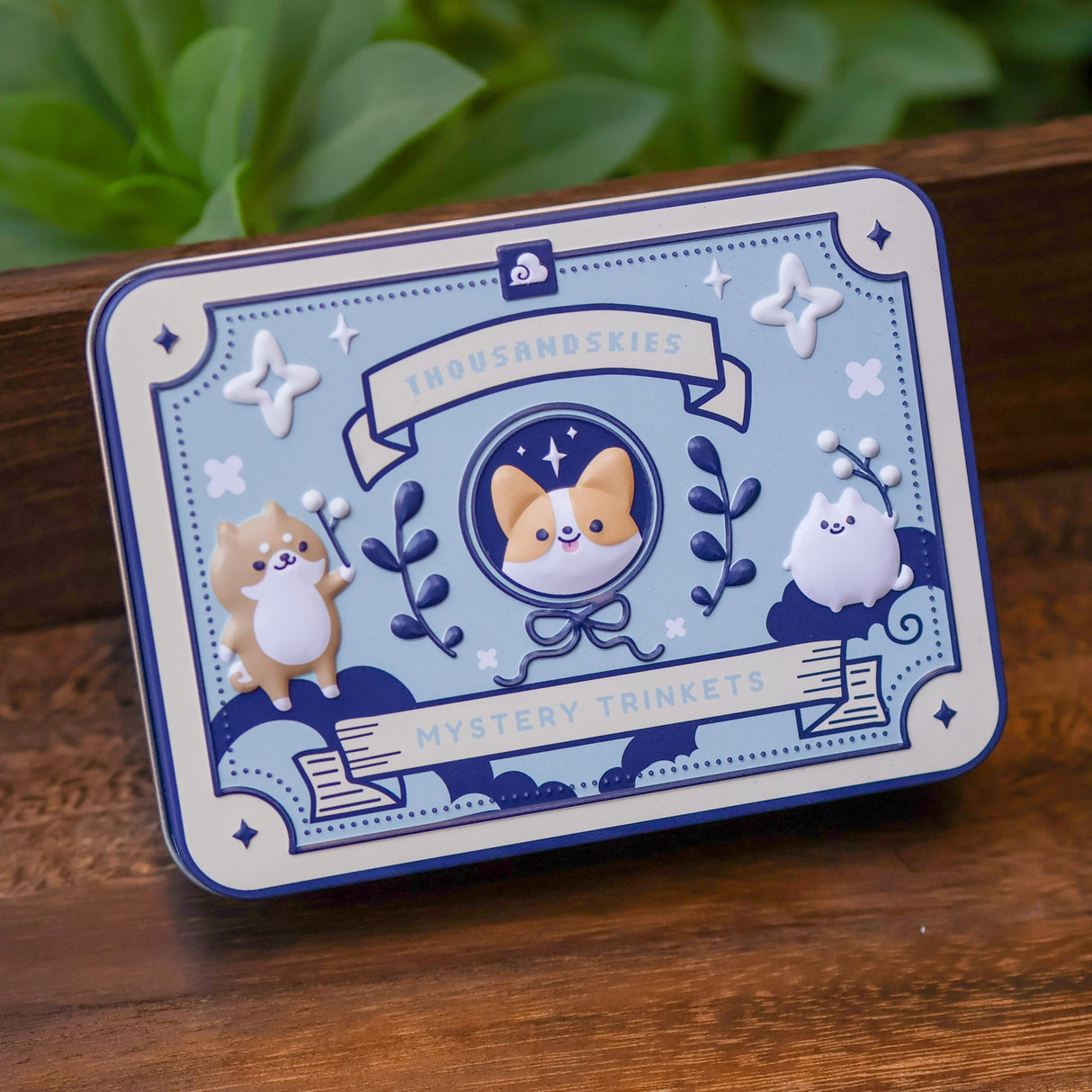 Decorative tin can with a small vinyl sticker sheet.
Tin can size: 5 x 3.6 x 1.5 inches
Inner tin can size: 4.7 x 3.4 x 1.3 inches
This is a limited edition item. We will not be restocking it once it is sold out. All Sales are final for the Tin Can.