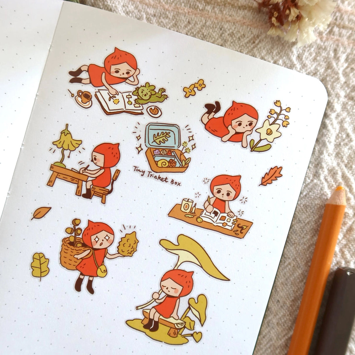 Perfect for planners, journals, or scrapbooking. Approx. 4 x 6 in.