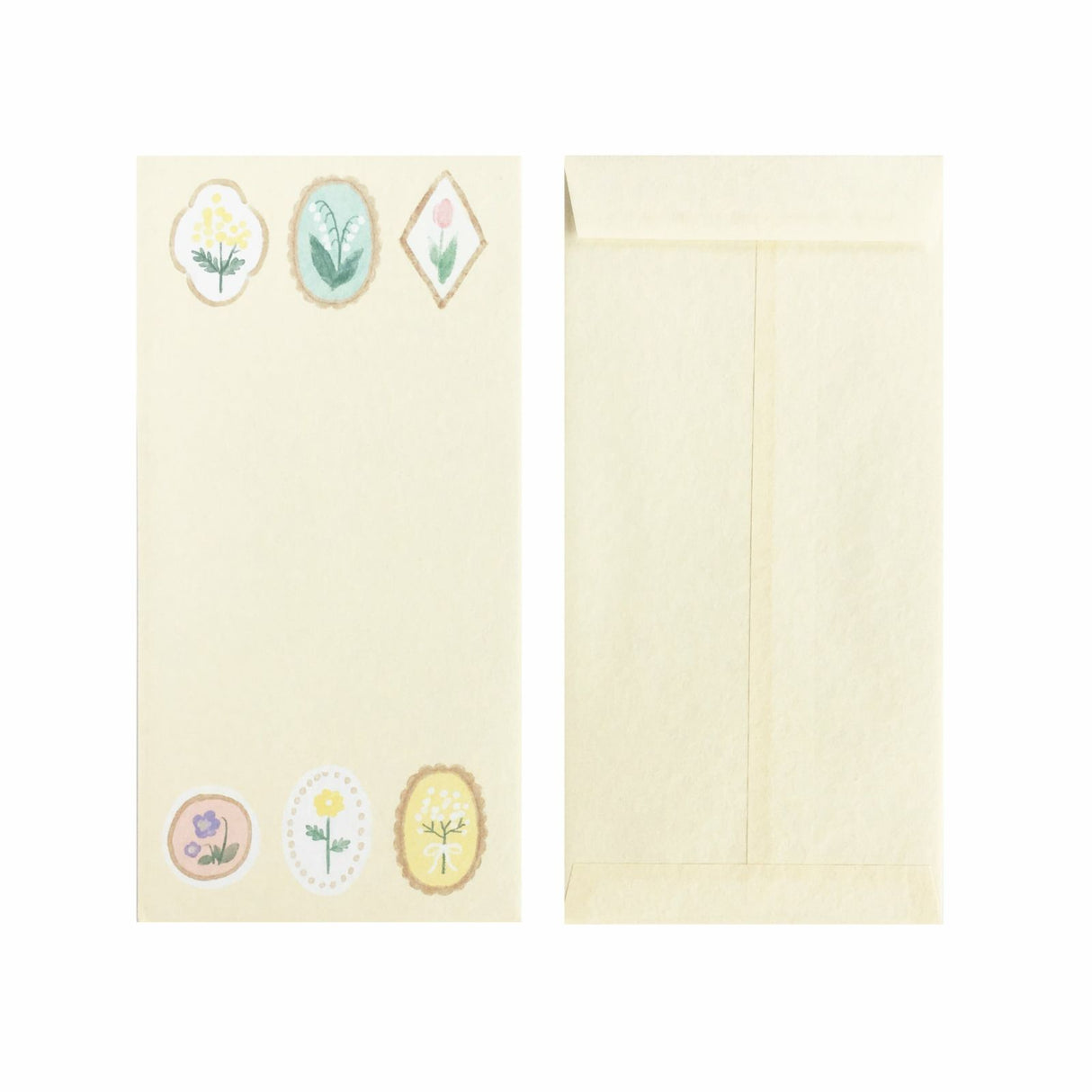 Today's Letter Flower Brooch Letter Set