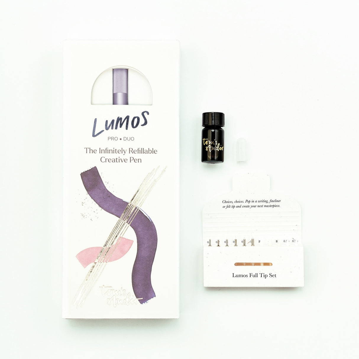 Tom's Studio - Lumos Pro Duo Refillable Pen - Lilac