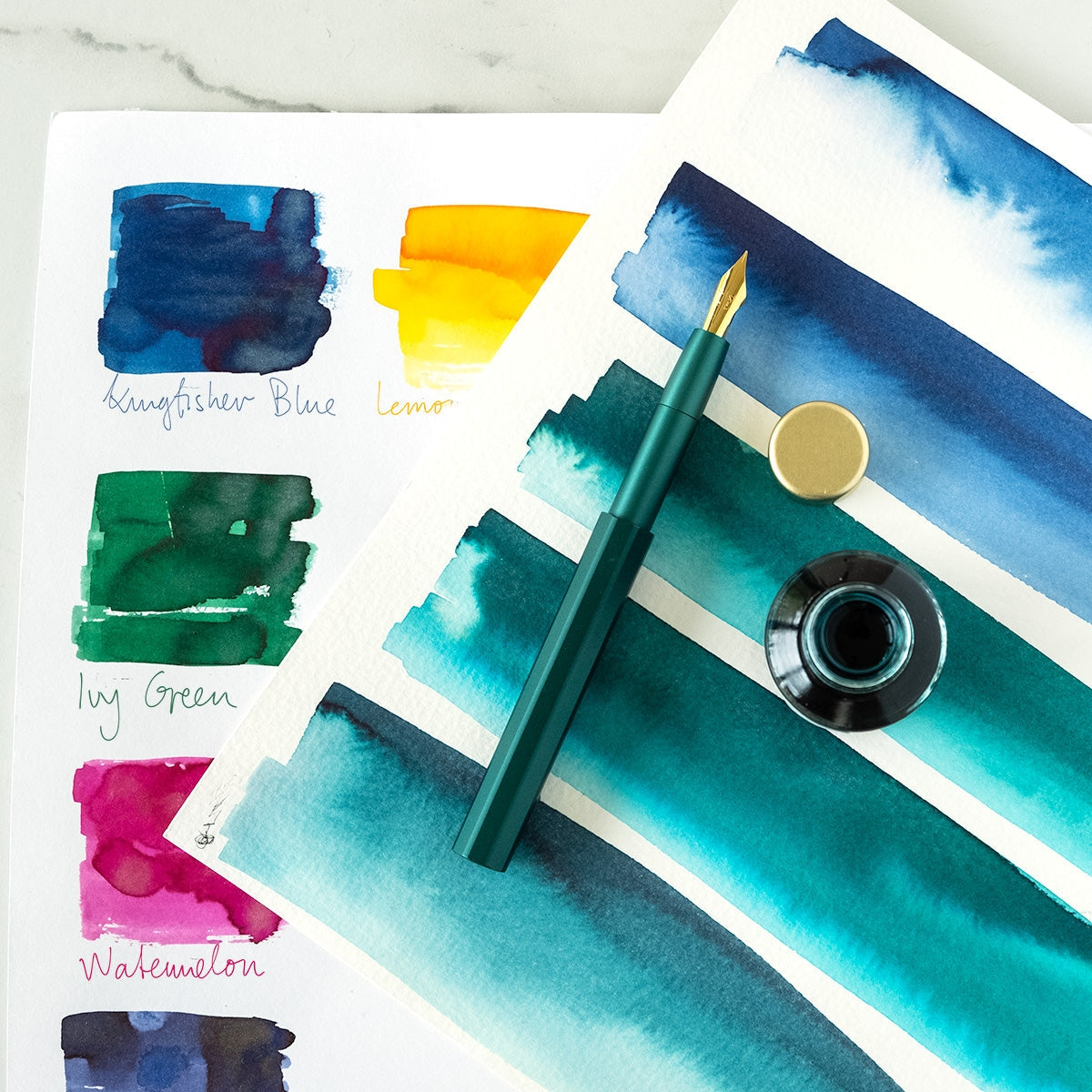 Tom's Studio - The Studio Pocket Fountain Pen 2.0 - Ivy