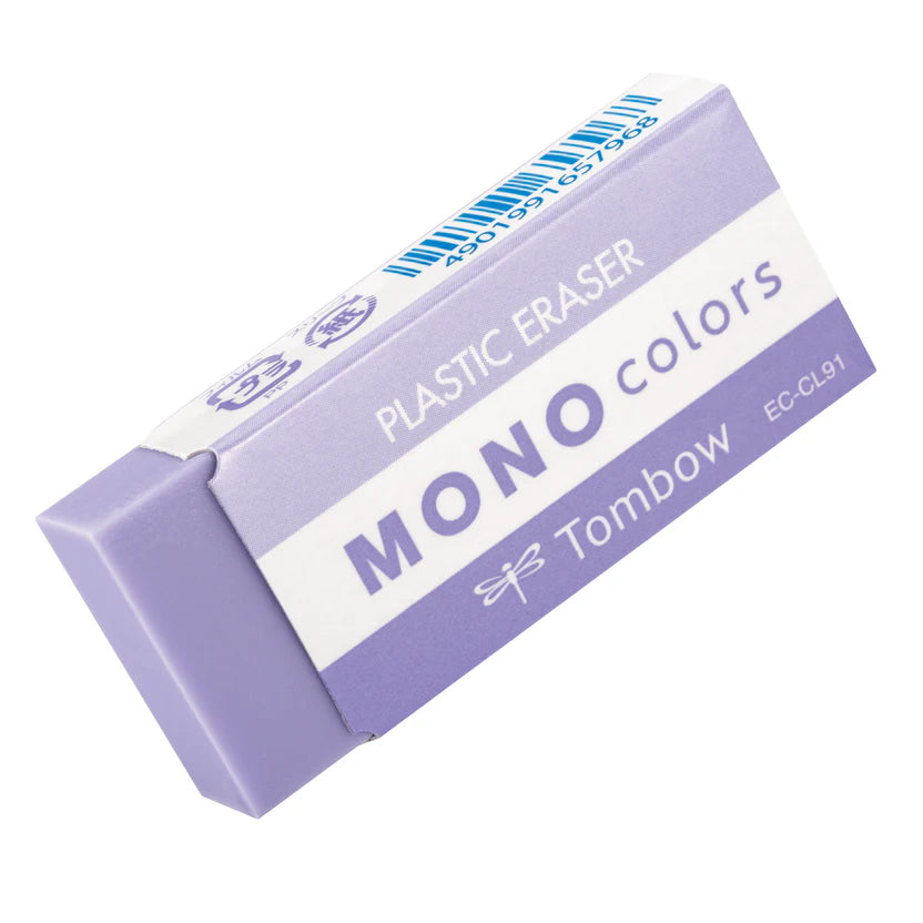 Meet the eraser you’ll actually want to keep on your desk. MONO Eraser Colors brings a fresh, modern color lineup that looks great in your pencil case, planner pouch, or workspace.
Engineered for smooth, clean corrections, medium size eraser is easy to hold and ready for daily use. Whether you’re fixing a quick math problem, refining a sketch, or keeping your notes neat, MONO Eraser Colors help you erase with confidence and keep your page looking clean with the same superior erasing quality as the original