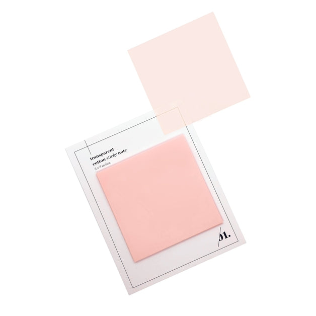 Notas adhesivas transparentes | Algodón