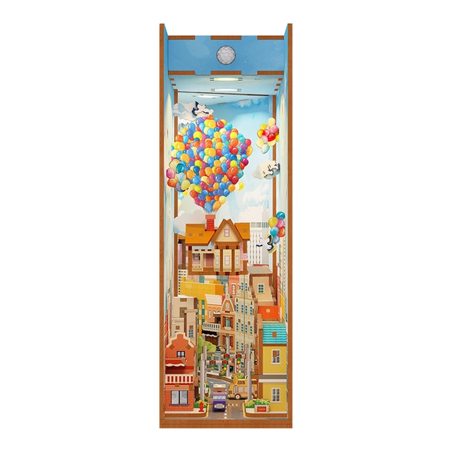Up Travel with the Wind Book Nook Kit