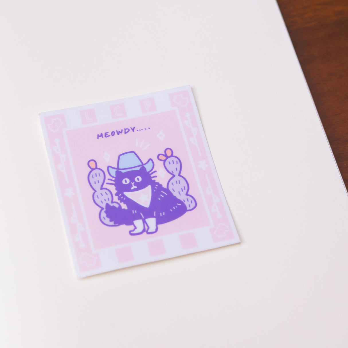 Thousand Skies x Little Craft Place Meowdy Vinyl Sticker