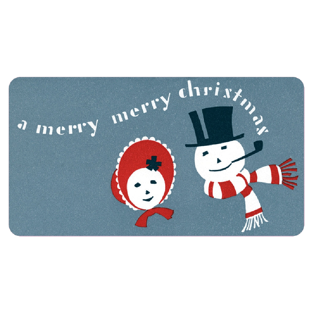Vintage Christmas Holiday Sticker Box