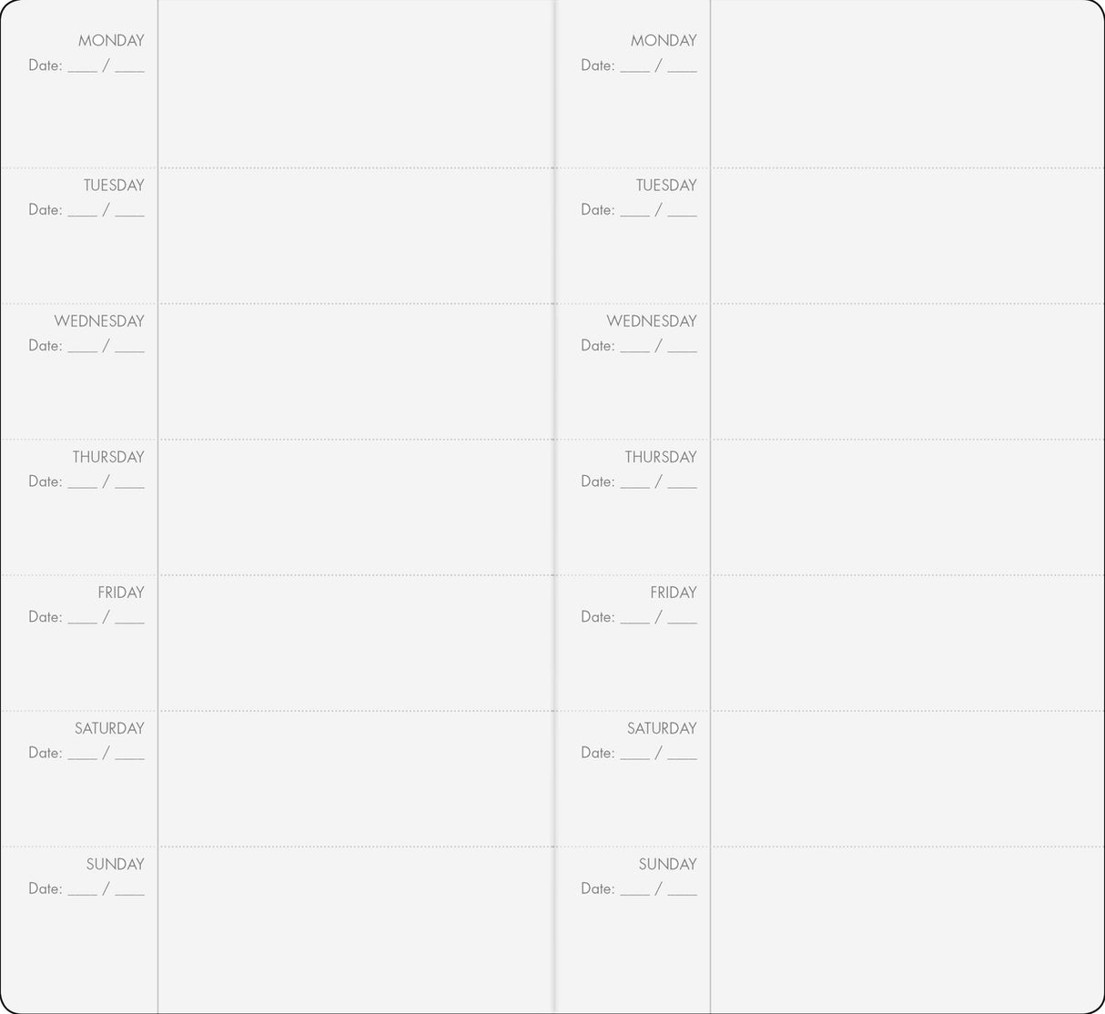 Recambio de calendario sin fecha Voyager (paquete de 2)