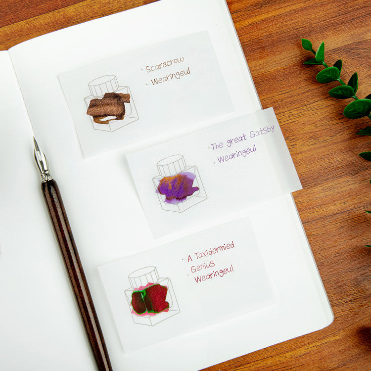 Wearingeul Impression Ink Color Swatch Card- Horizontal
