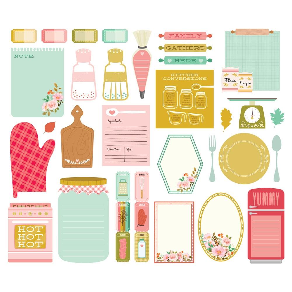 ¿Qué se está cocinando? Troqueles Bits & Pieces, paquete de 29