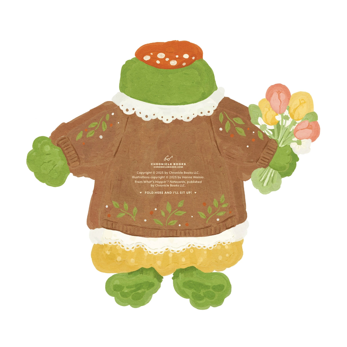 Add some quirky charm to your correspondence with adorable frog-shaped notecards!
These illustrated cards feature four different designs and punny greetings. From a wizard frog to a romantic frog, a bookish toad to a cowboy croaker, each of these playful amphibians will deliver your birthday wishes, congratulations, and cheerful ribbits to friends and family! The stationery set includes 12 die-cut notecards (4 designs repeating) and 12 envelopes.